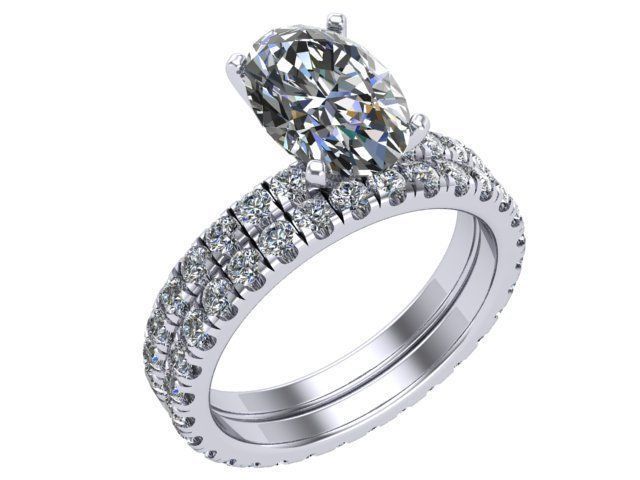 Oval Ring 3D print model