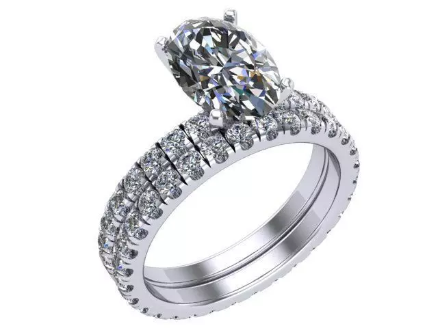 Oval Ring  3D print model_0