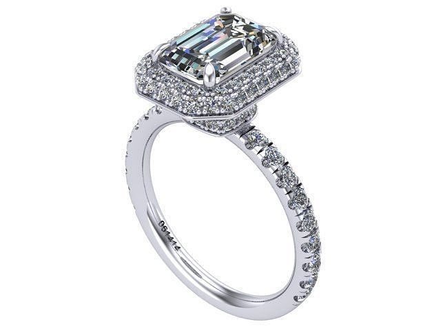 Skinny Rectangle Ring  3D print model