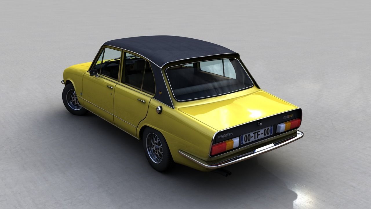 TRIUMPH DOLOMITE SPRINT MK1 1977 3D model_11