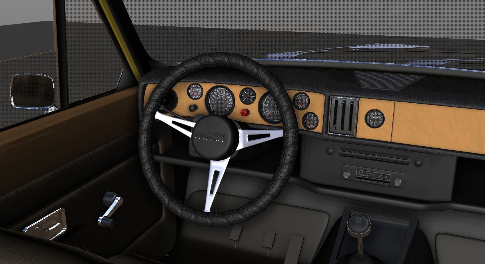 TRIUMPH DOLOMITE SPRINT MK1 1977 3D model_8