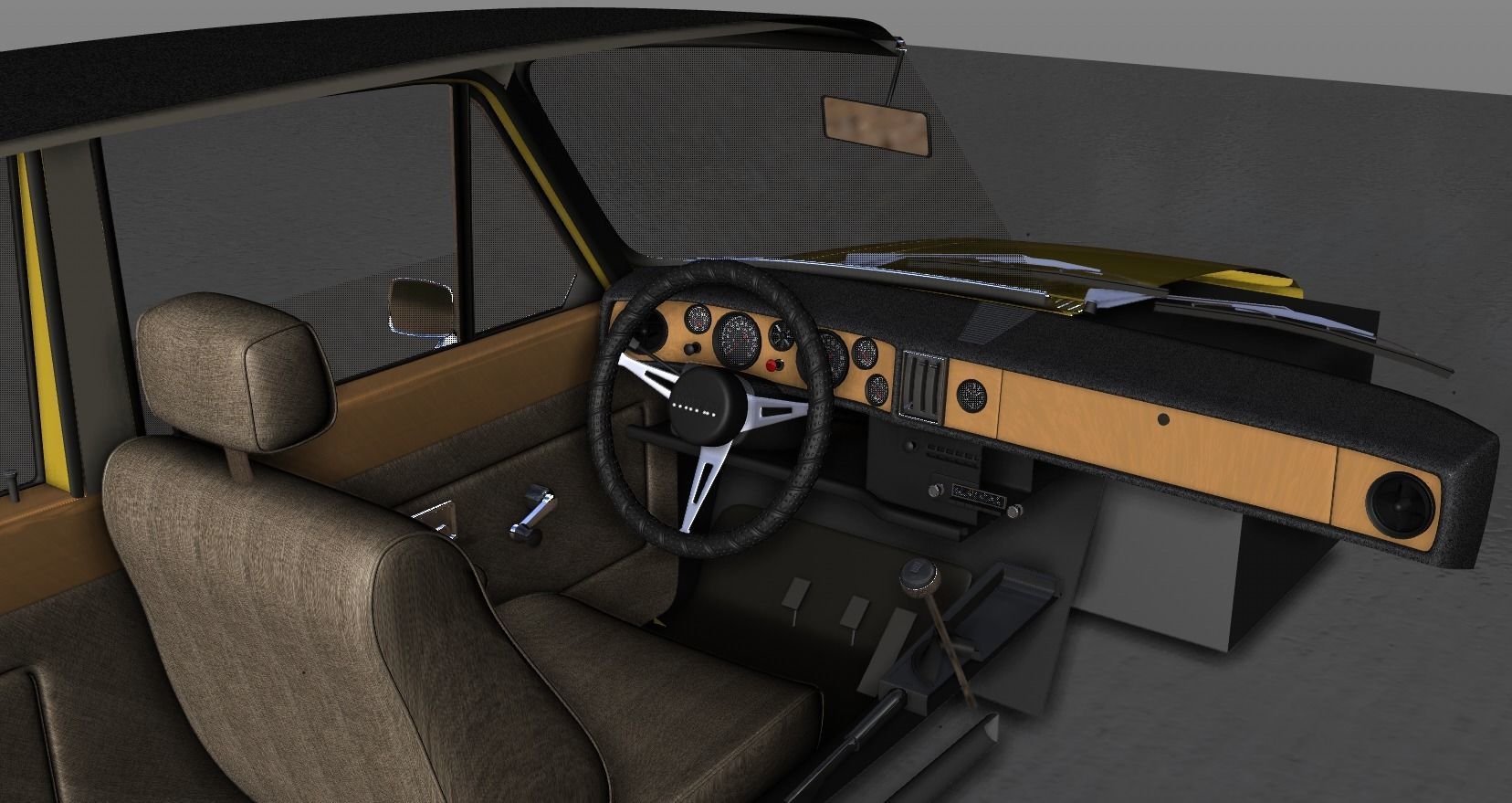 TRIUMPH DOLOMITE SPRINT MK1 1977 3D model_10