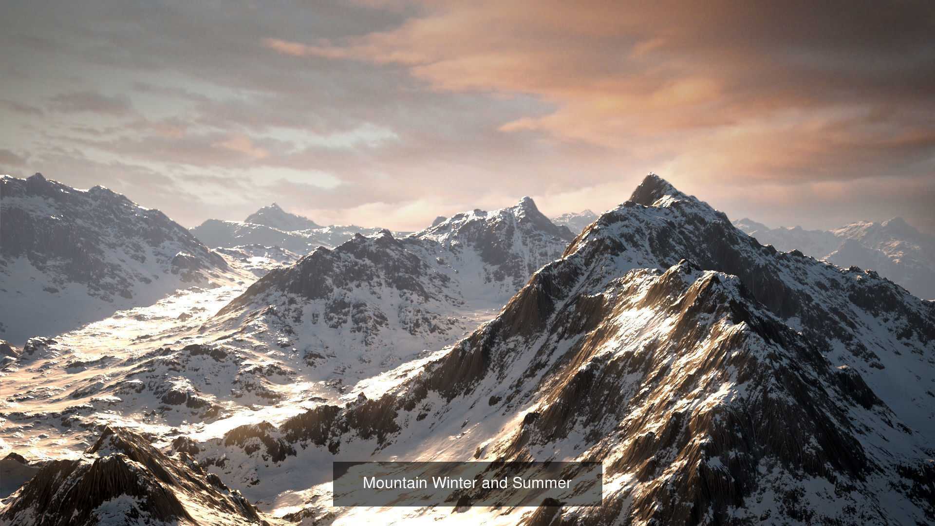 Mountain Pack Summer and Winter 3D Model Collection_2