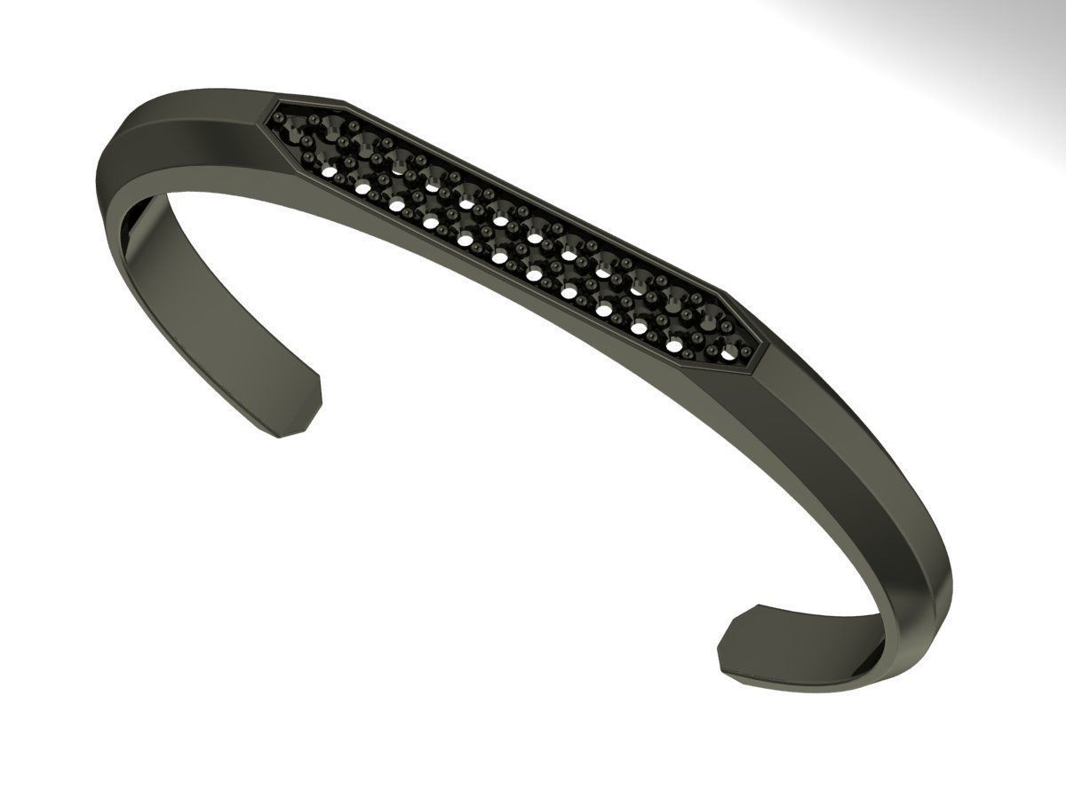 Men Bracelet 02 3D print model_9