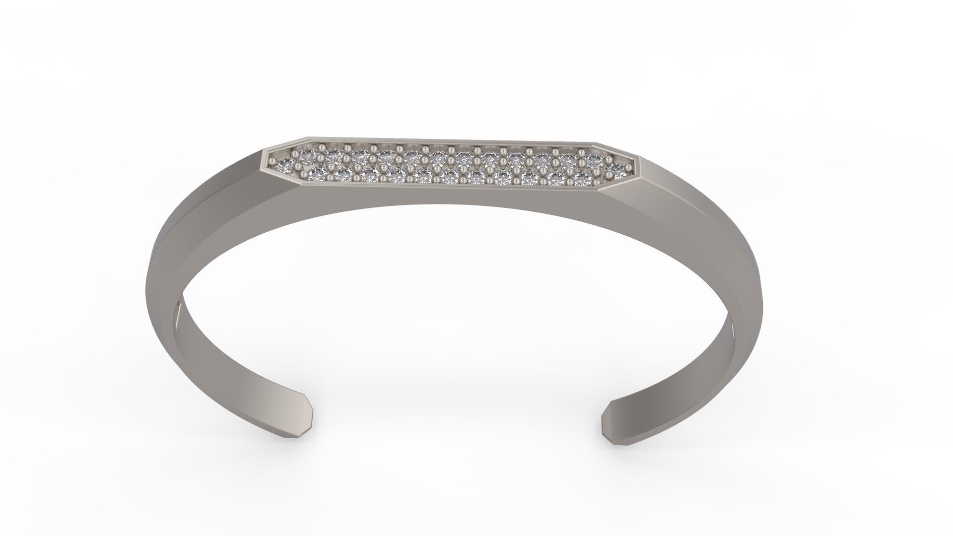 Men Bracelet 02 3D print model_3