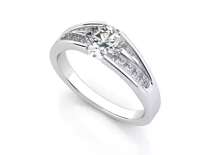 di022 diamond engagement ring gold