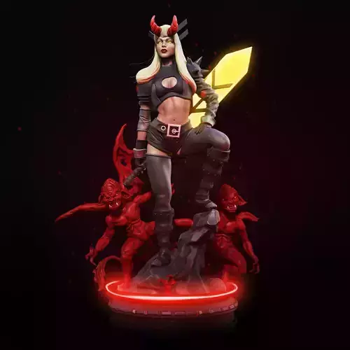 Illyana Rasputin - Magik X-men 3D print model