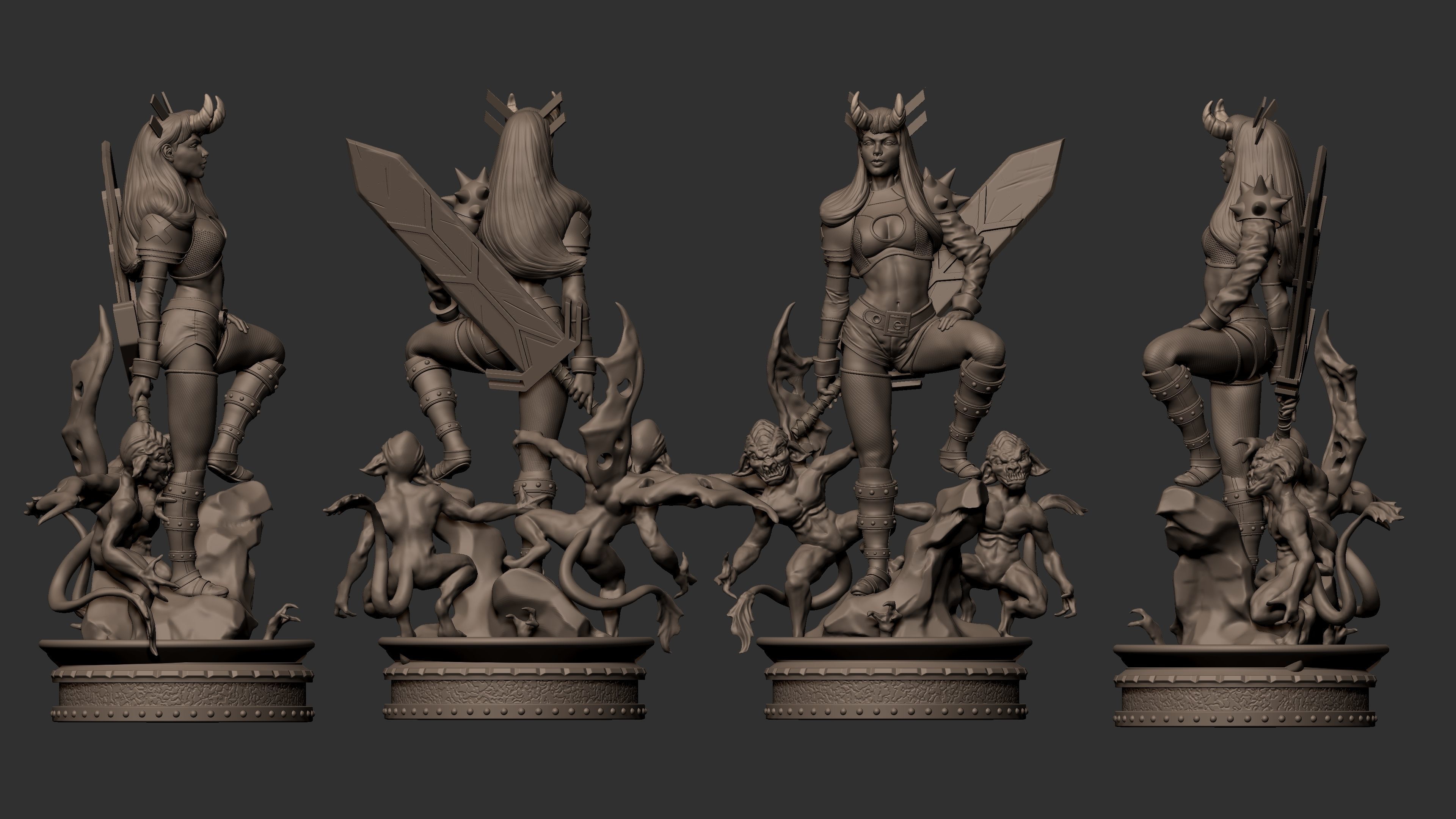 Illyana Rasputin - Magik X-men 3D print model_2