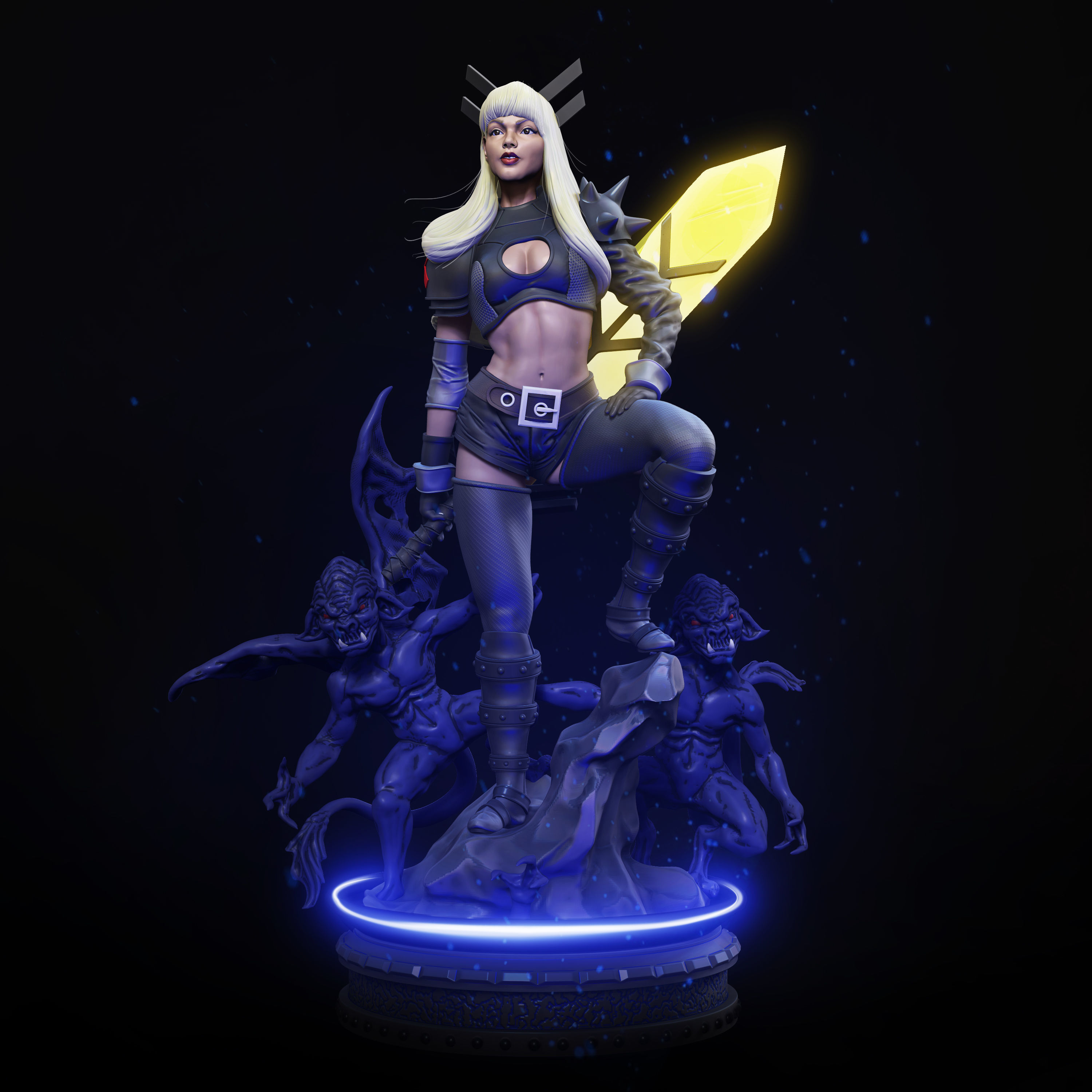 Illyana Rasputin - Magik X-men 3D print model_1