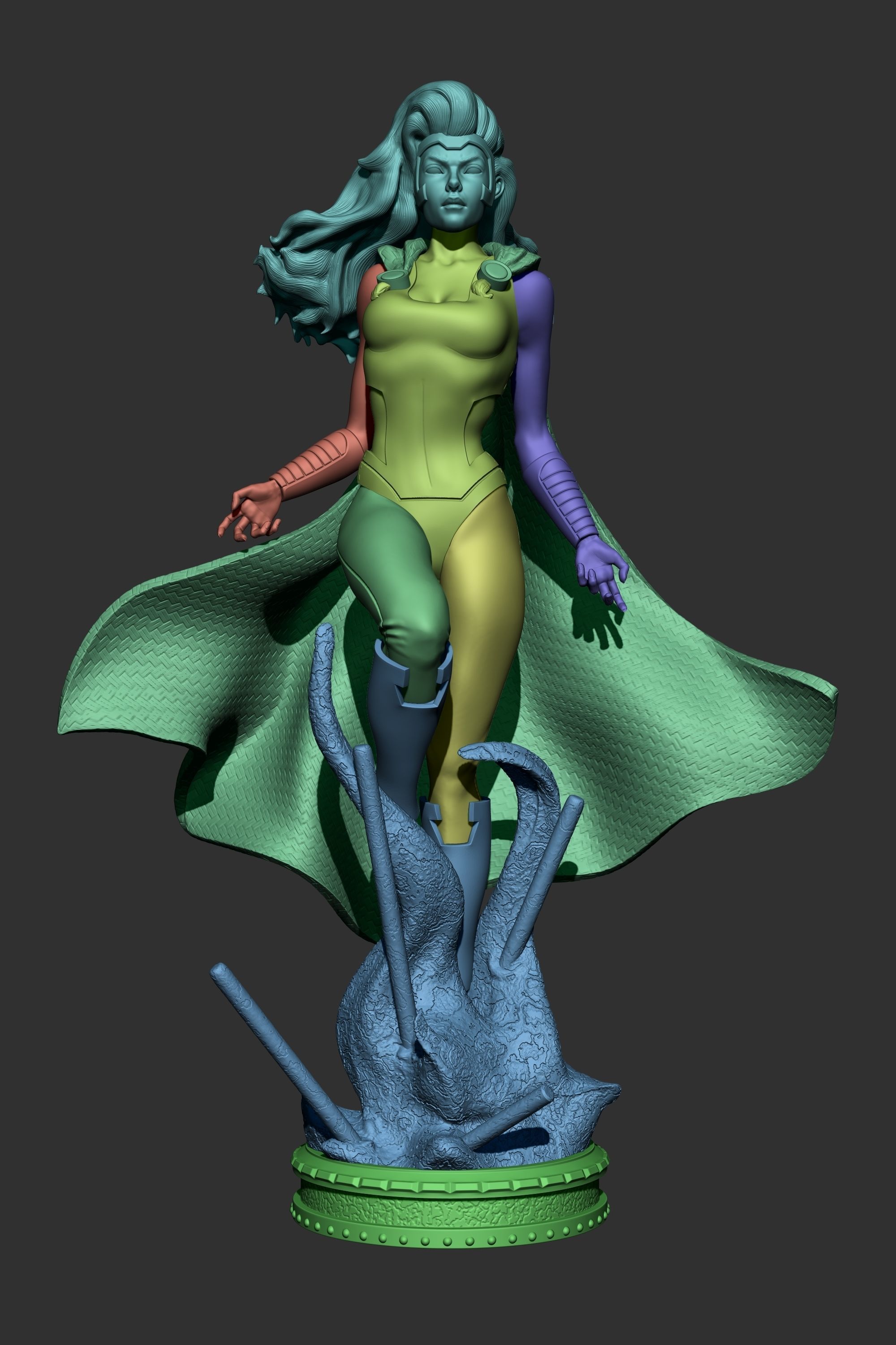 Polaris - Xmen 3D print model_3