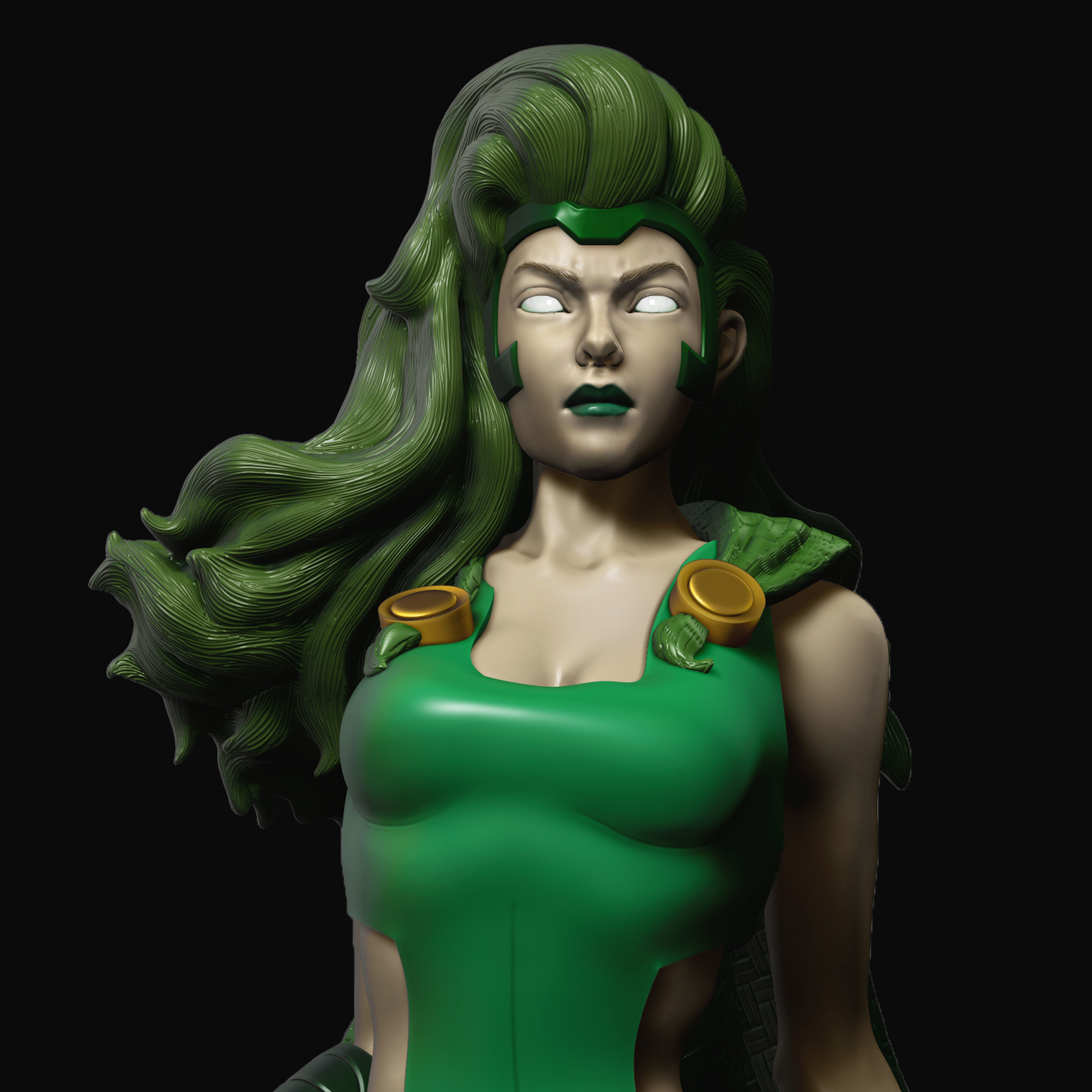 Polaris - Xmen 3D print model_1