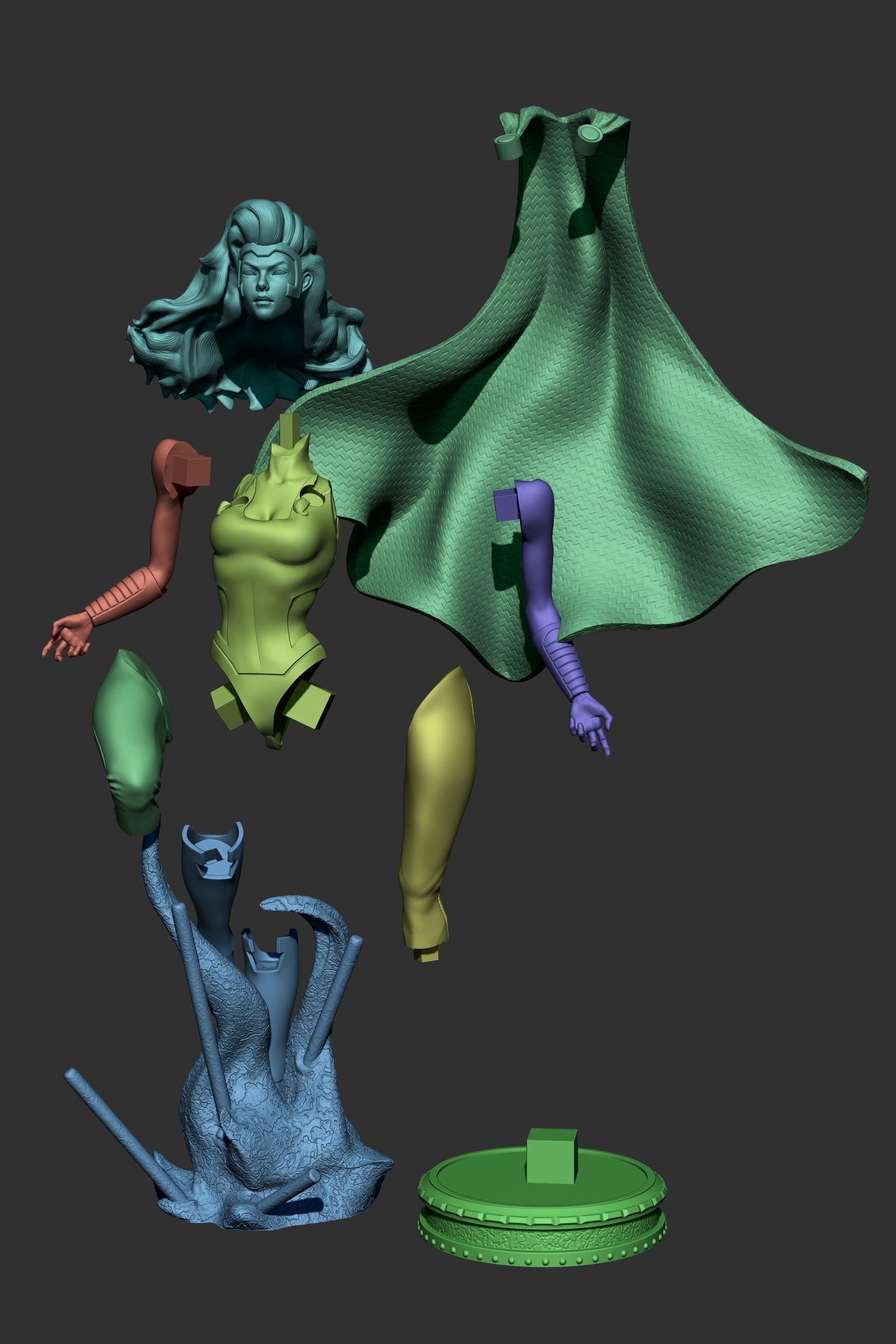 Polaris - Xmen 3D print model_4