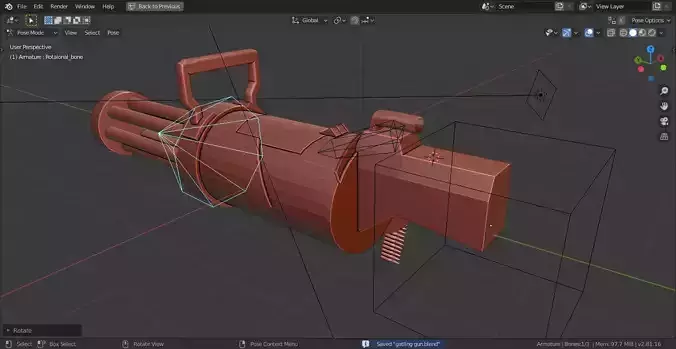 Gatling Gun handheld