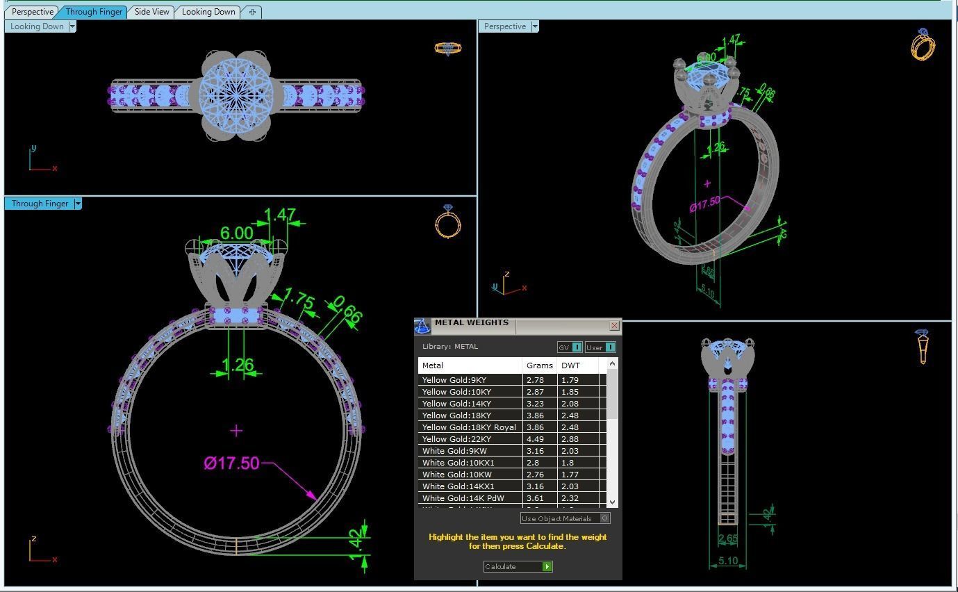 Ring Crown 3D print model_1