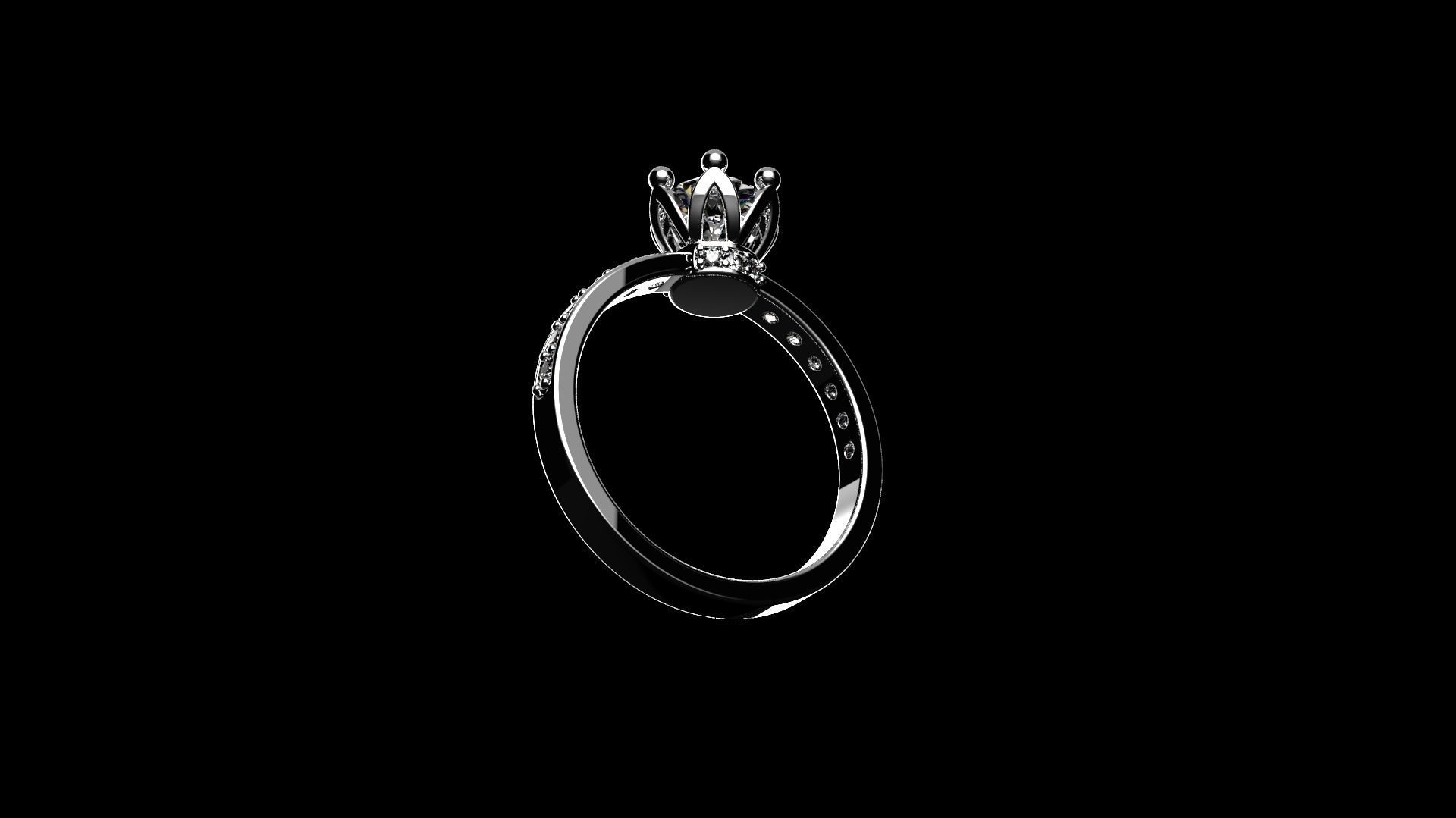 Ring Crown 3D print model_4