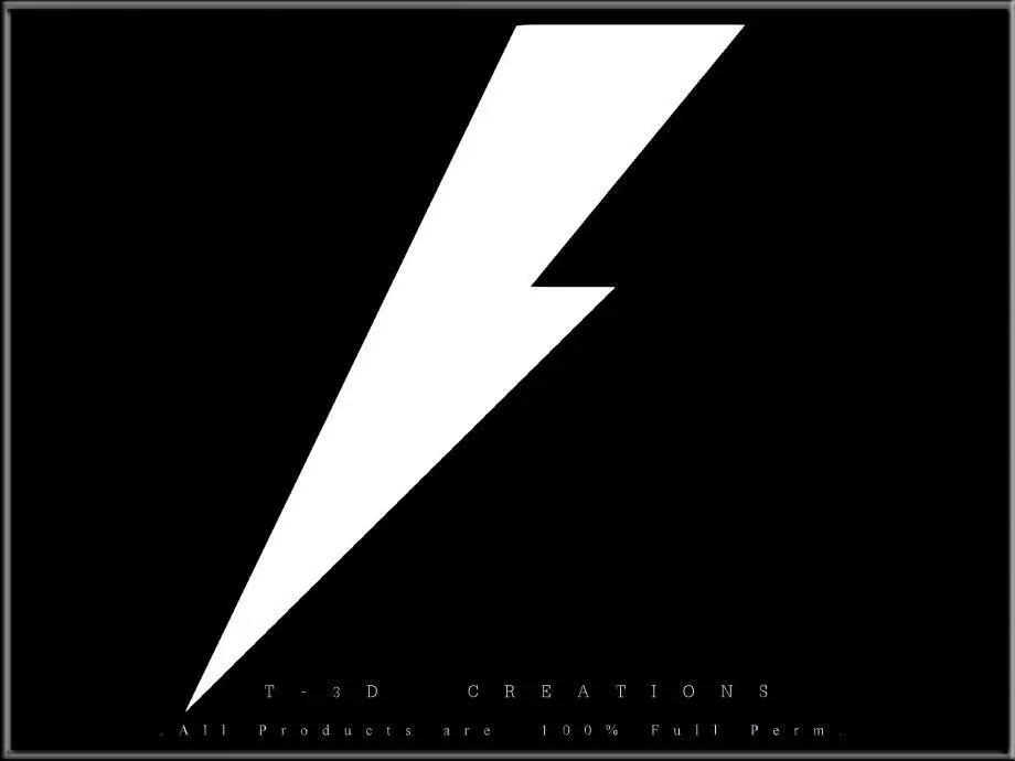 Lightning 04 Low-poly 3D model_0