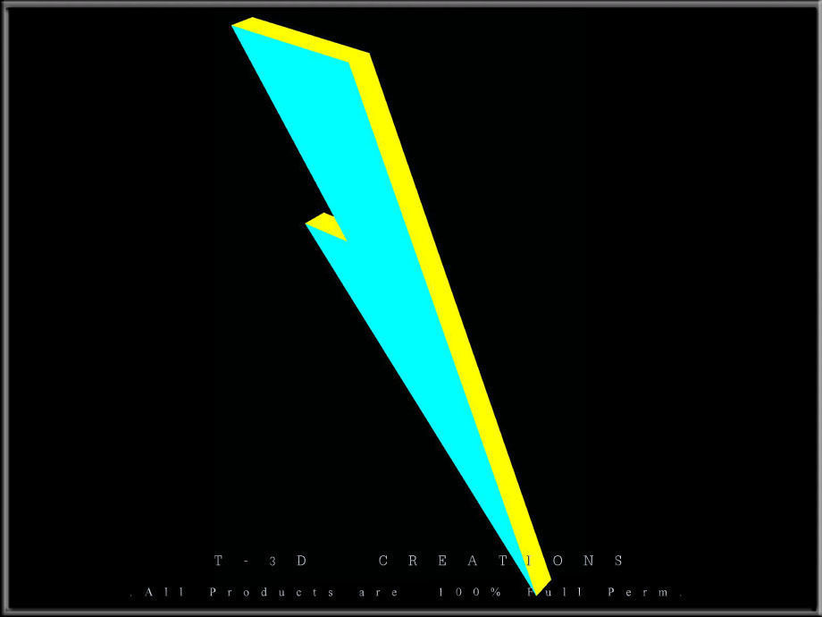 Lightning 04 Low-poly 3D model_2