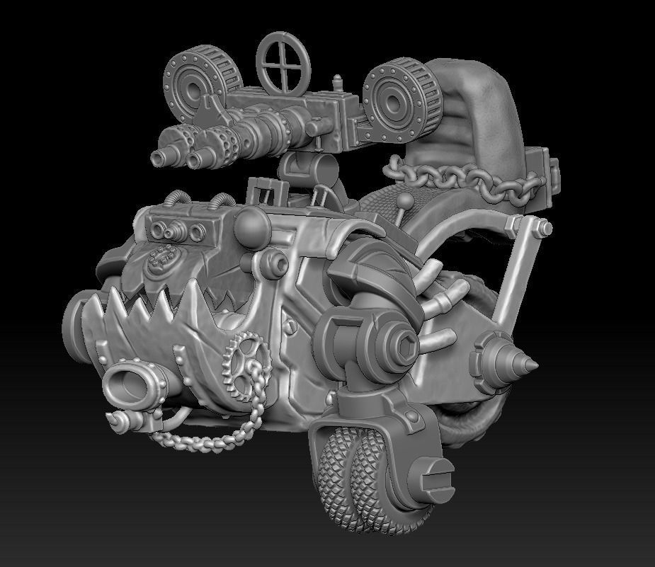 Wardog Robot dog Free 3D print model_3