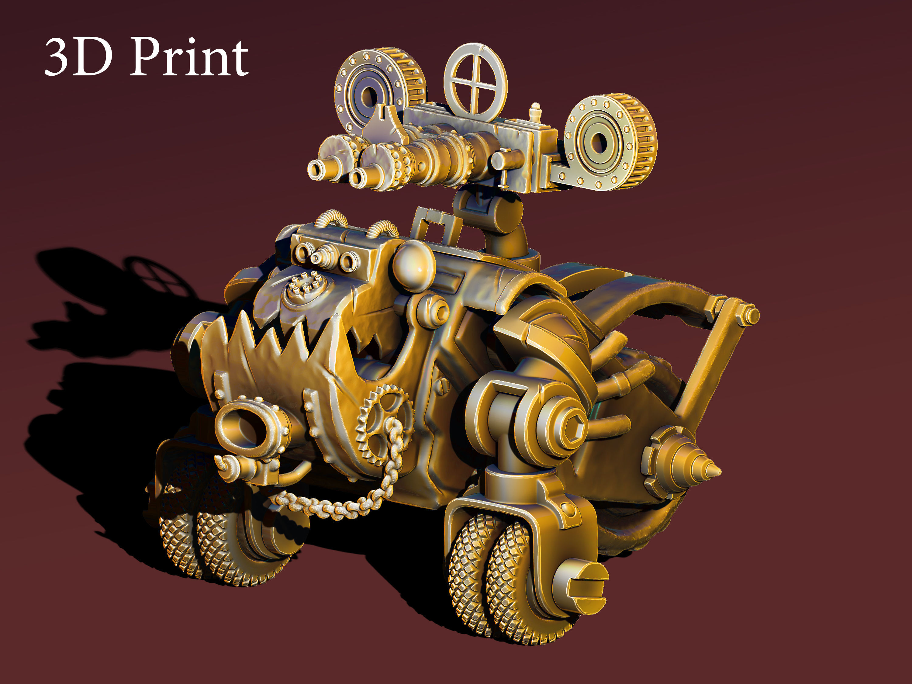 Wardog Robot dog Free 3D print model_2