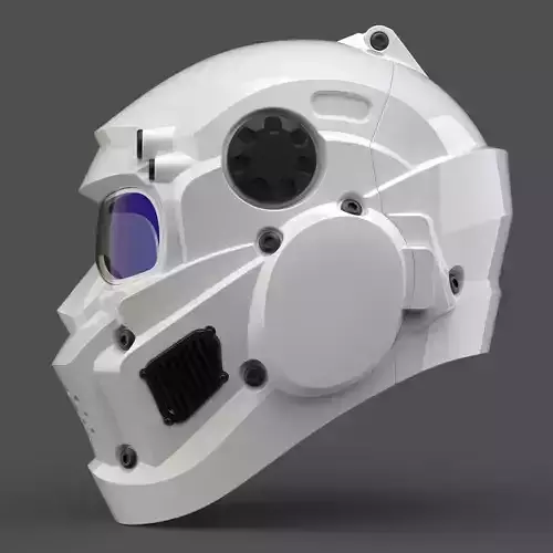 CAD-friendly Helmet model H1V1 3D print model
