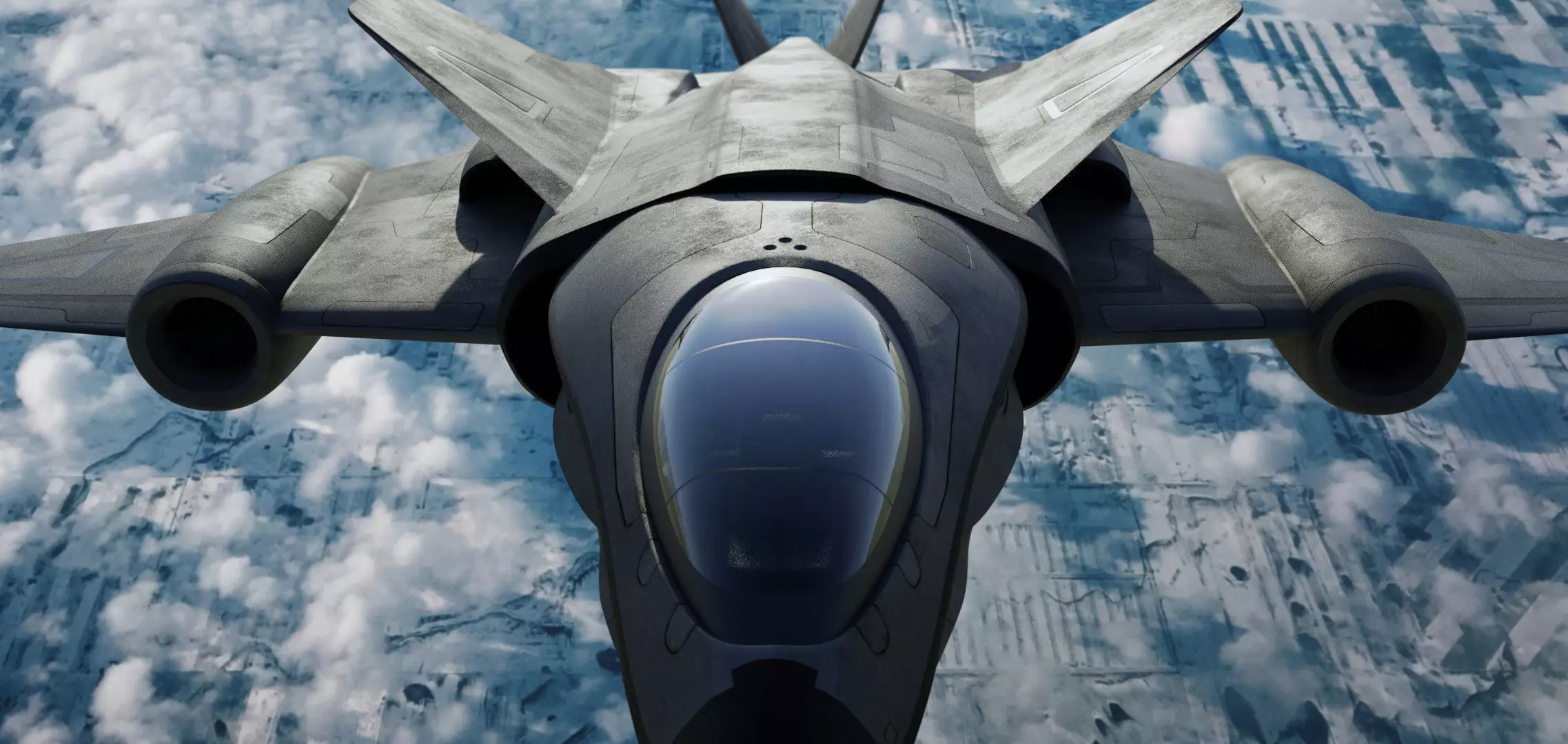 scifi interceptor aircraft Low-poly 3D model_0