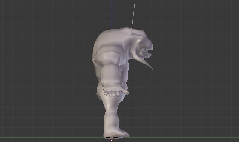 Umber Hulk Low-poly 3D model_1