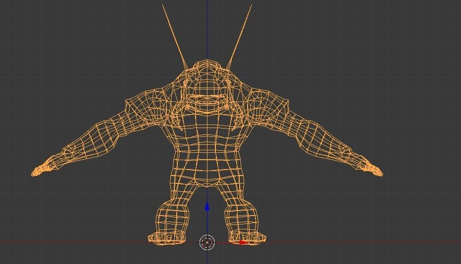 Umber Hulk Low-poly 3D model_4