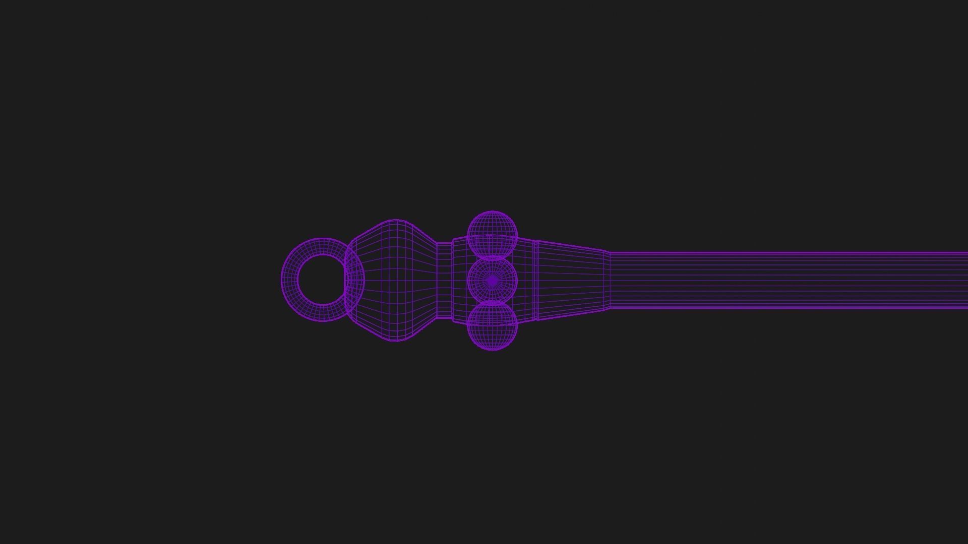 Brawlhalla legend Spear Low-poly 3D model_7