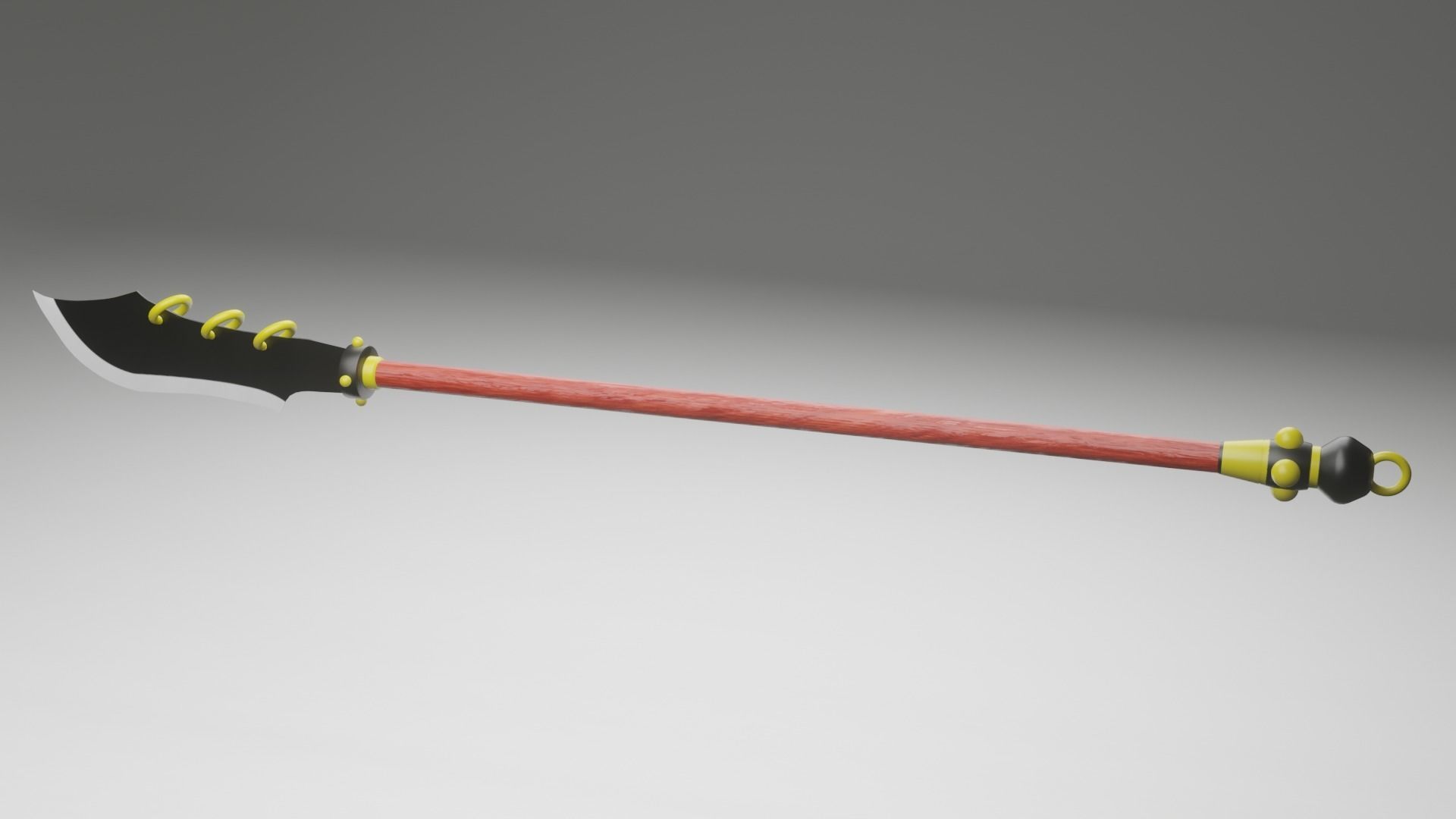 Brawlhalla legend Spear Low-poly 3D model_4