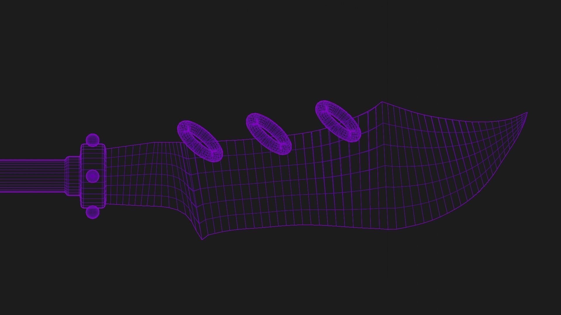 Brawlhalla legend Spear Low-poly 3D model_6