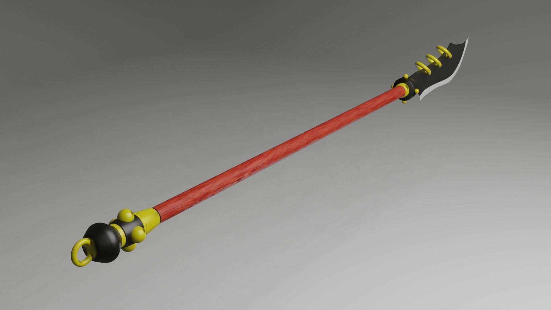 Brawlhalla legend Spear Low-poly 3D model_3