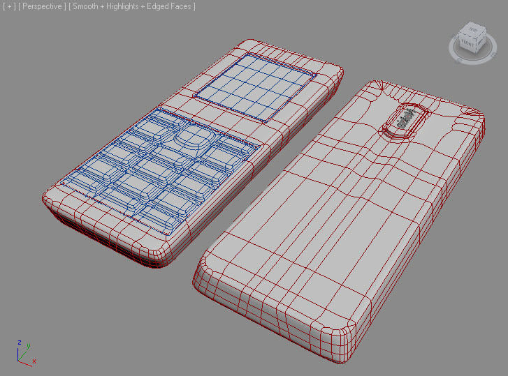 Nokia 105  Black 3D model  Low-poly 3D model_8