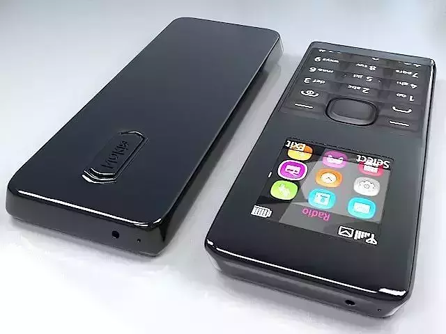 Nokia 105  Black 3D model 