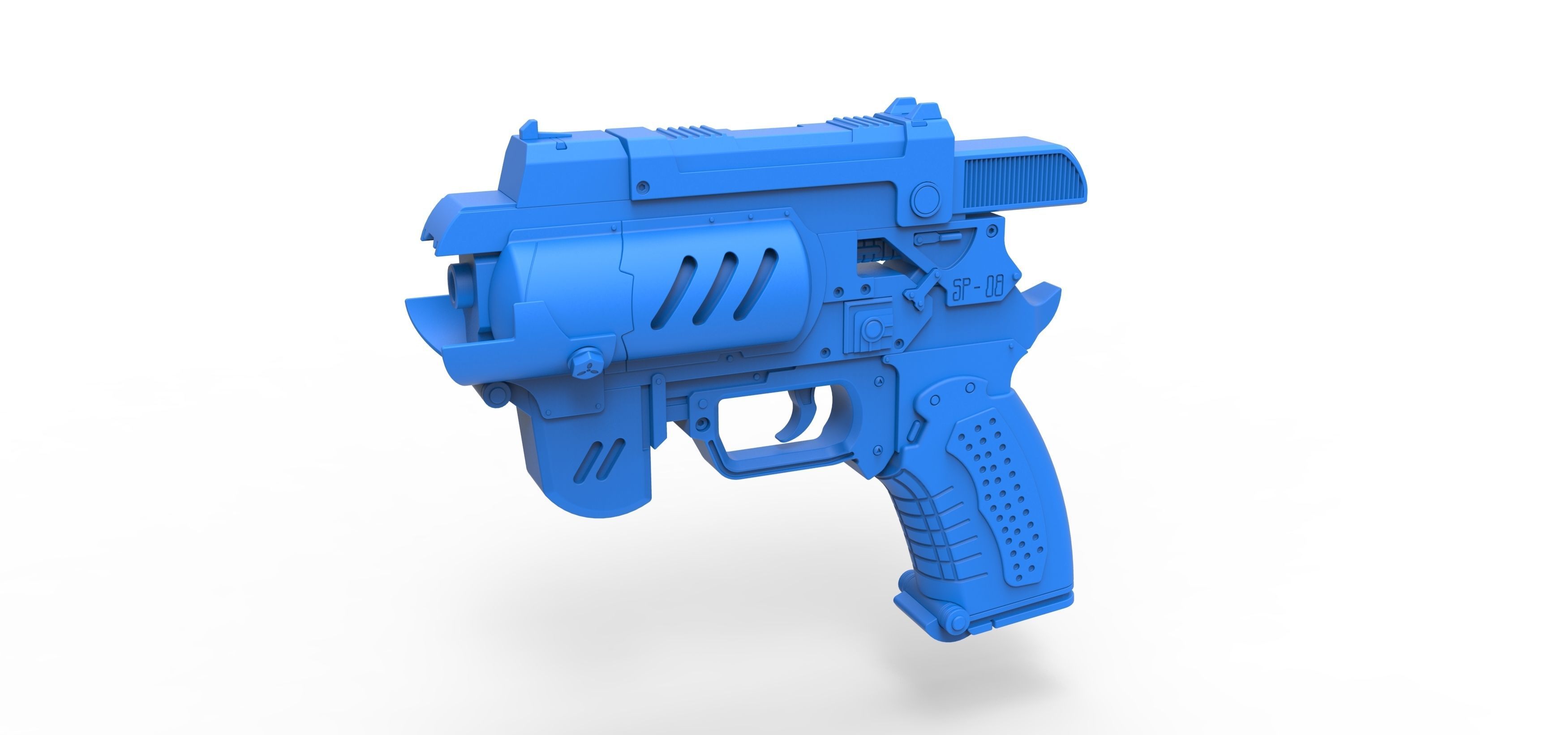 Spacers choice Light pistol from the game The Outer Worlds 3D print model_17
