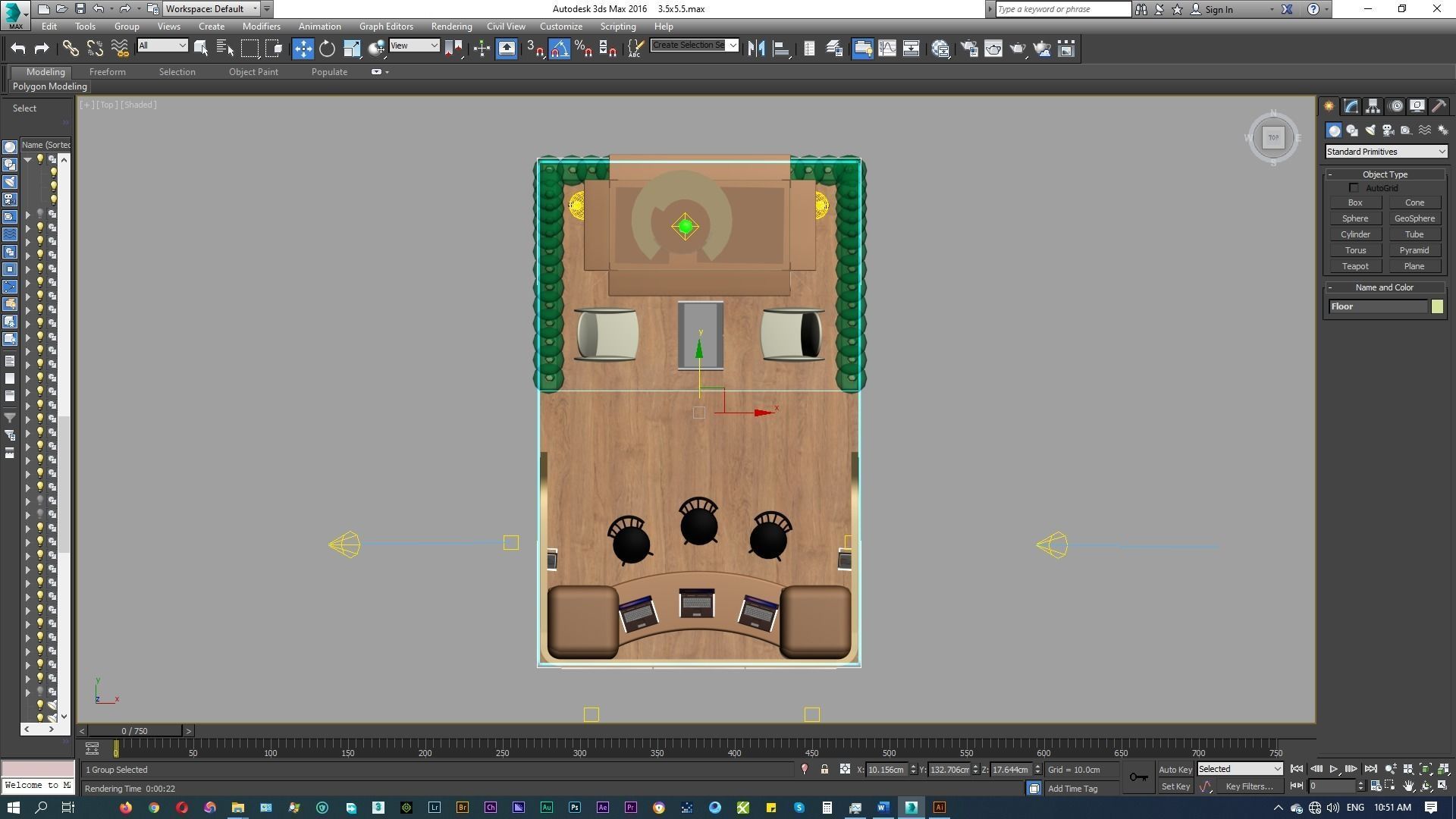 3x5 booth exhibition Stand heritage design 3D model_2