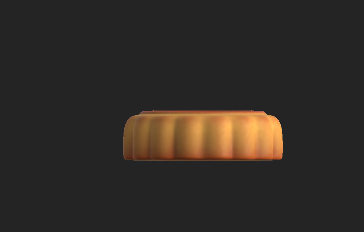 Moon Cake 3D model_11