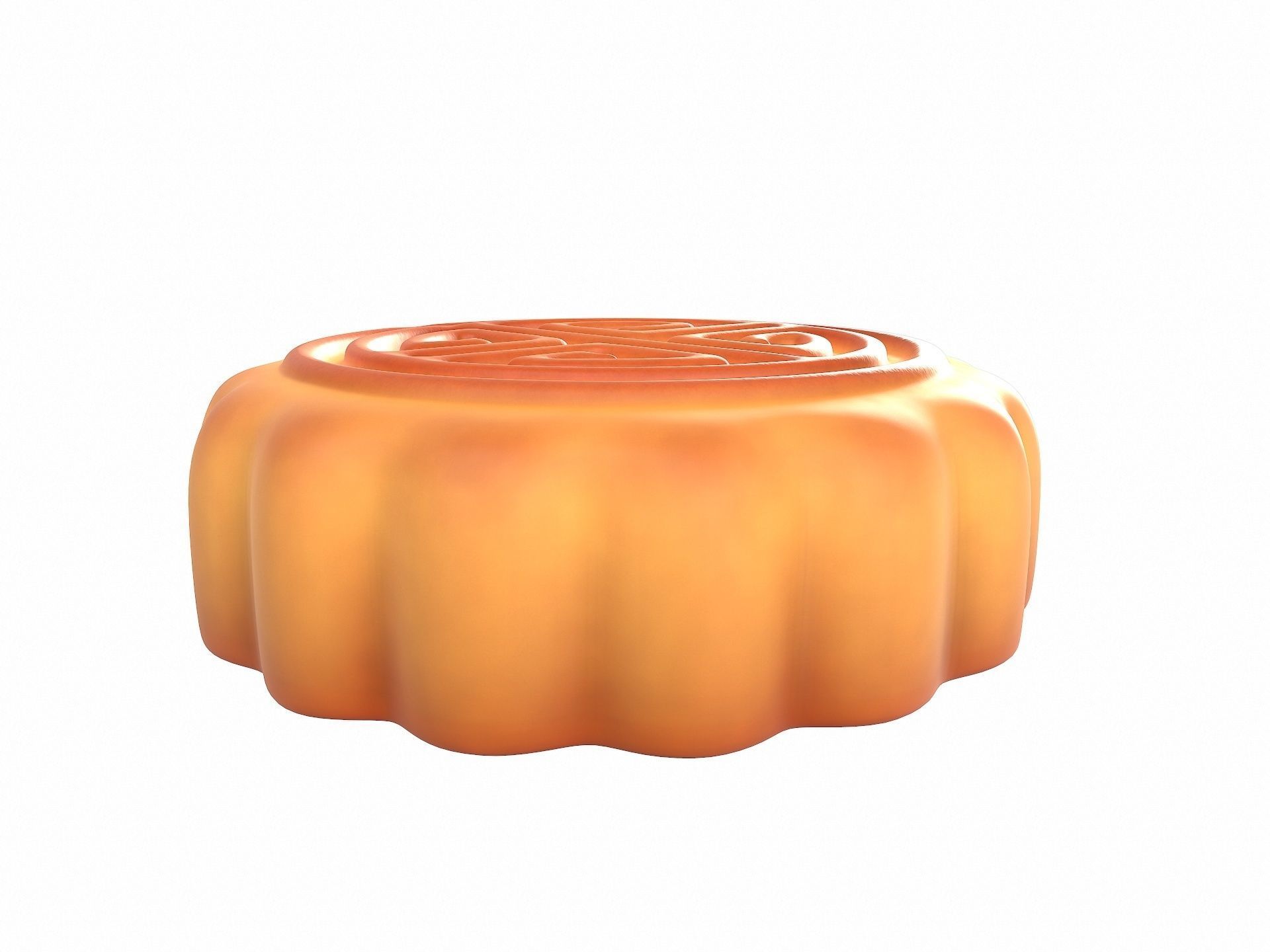 Moon Cake 3D model_2