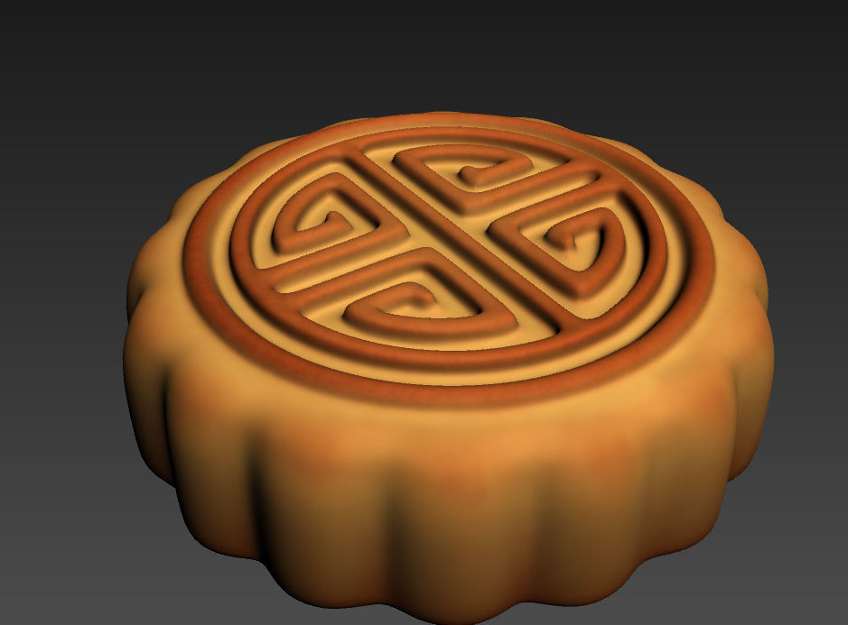 Moon Cake 3D model_18