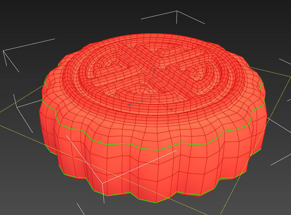Moon Cake 3D model_19