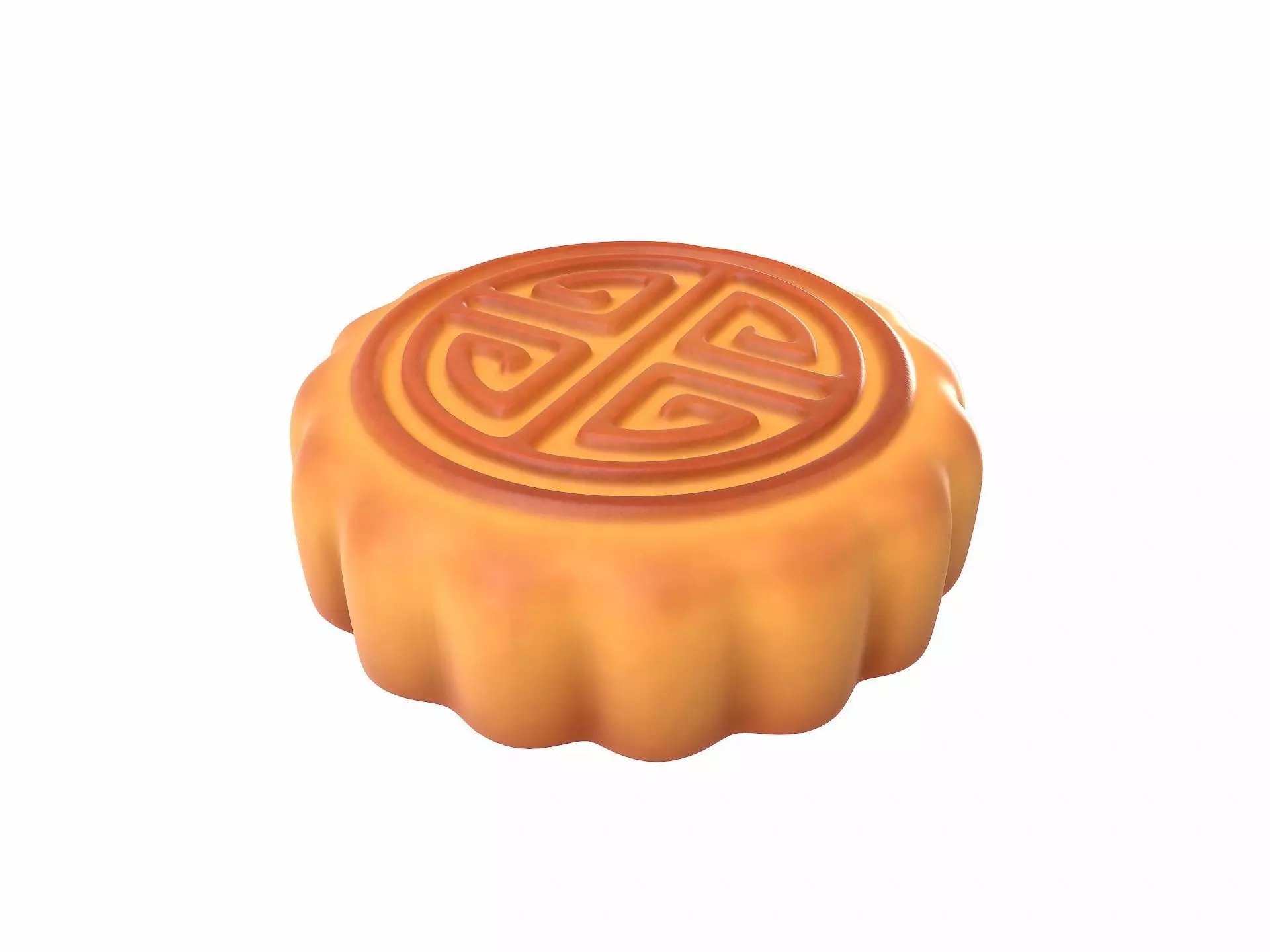 Moon Cake 3D model_0