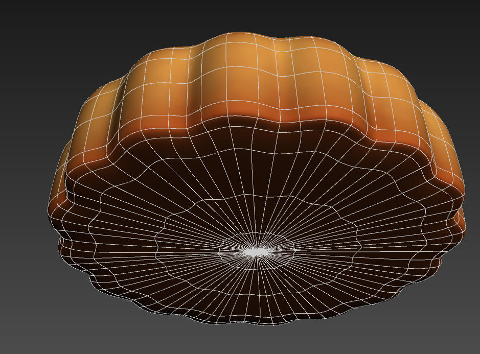 Moon Cake 3D model_17