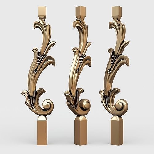 Classic baluster 3D model