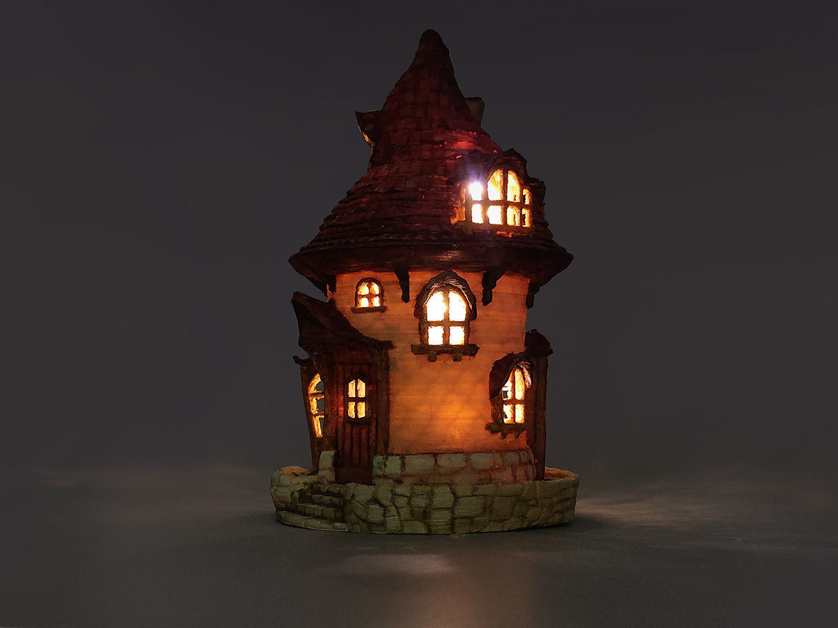 HOUSE LAMP 3D print model_10