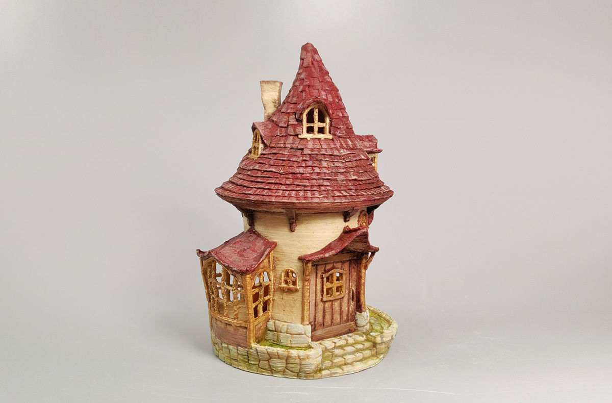 HOUSE LAMP 3D print model_5