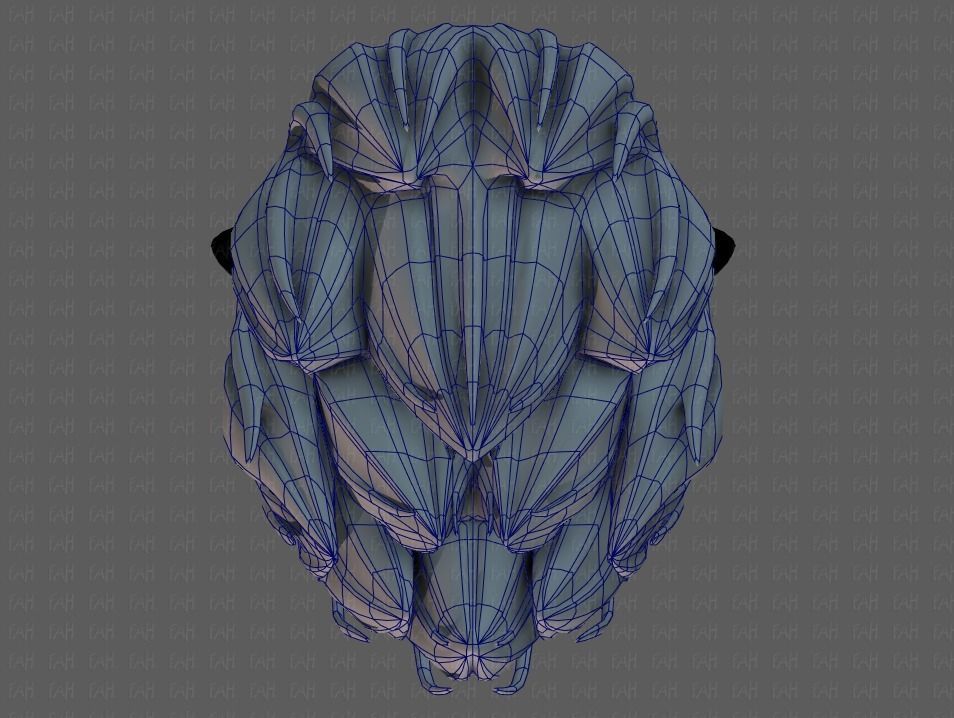 3D Hair style for boy V70 Low-poly 3D model_34