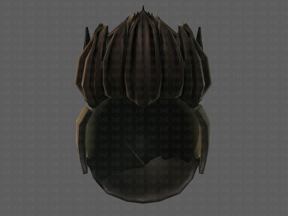 3D Hair style for boy V70 Low-poly 3D model_39