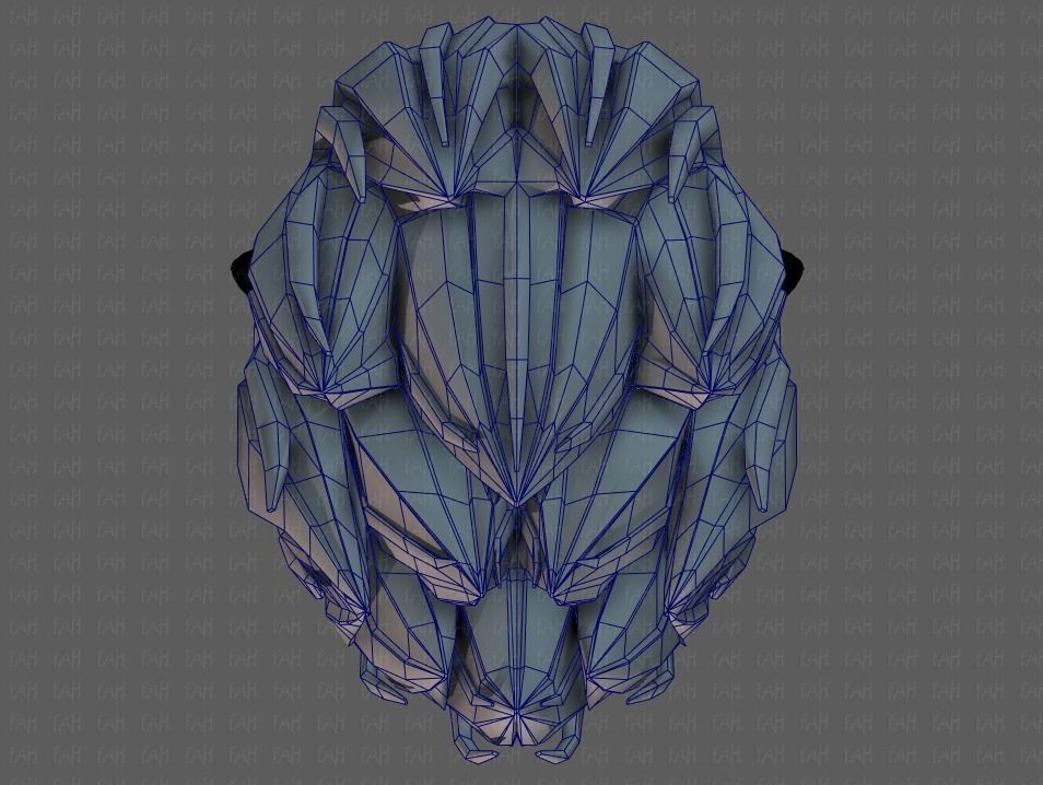 3D Hair style for boy V70 Low-poly 3D model_36