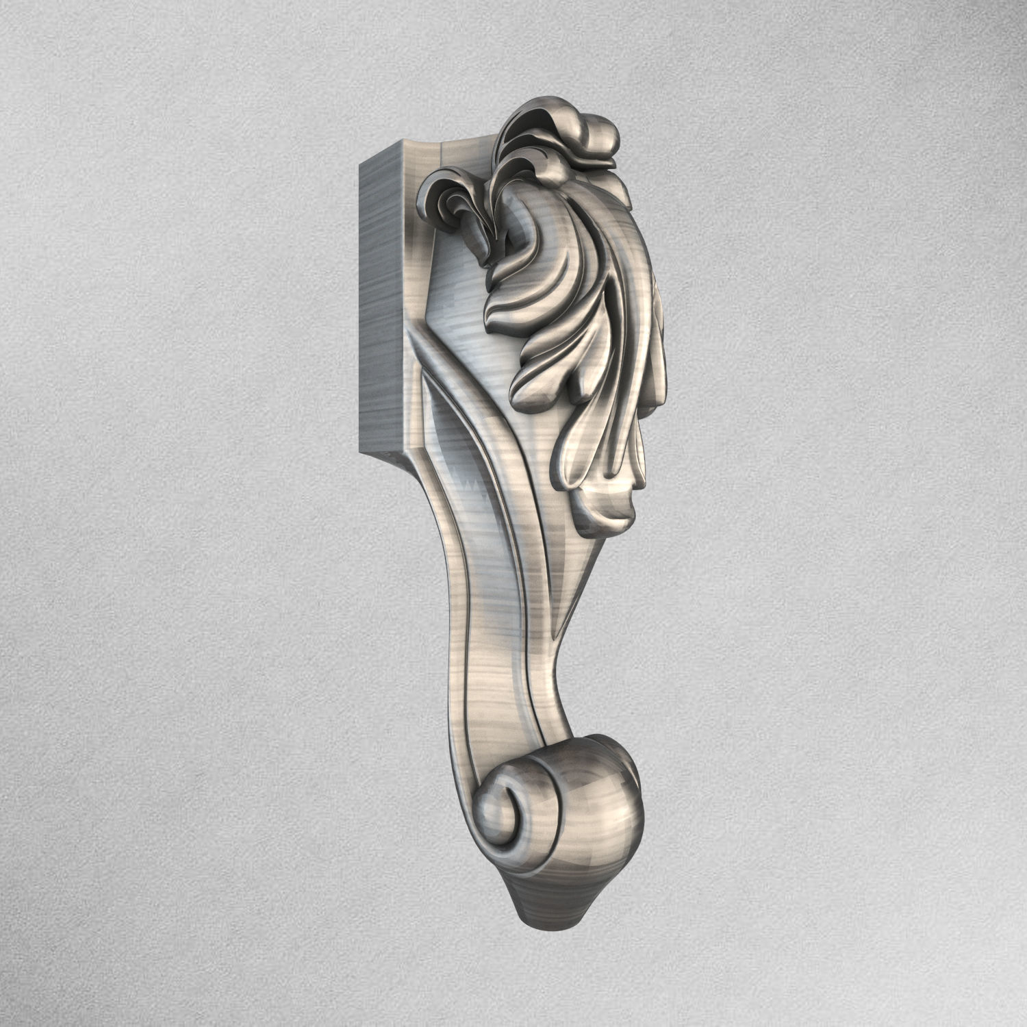 Furniture Leg L-007 3D print model_3