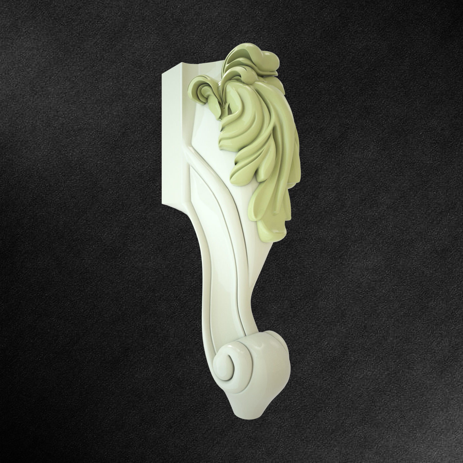 Furniture Leg L-007 3D print model_1