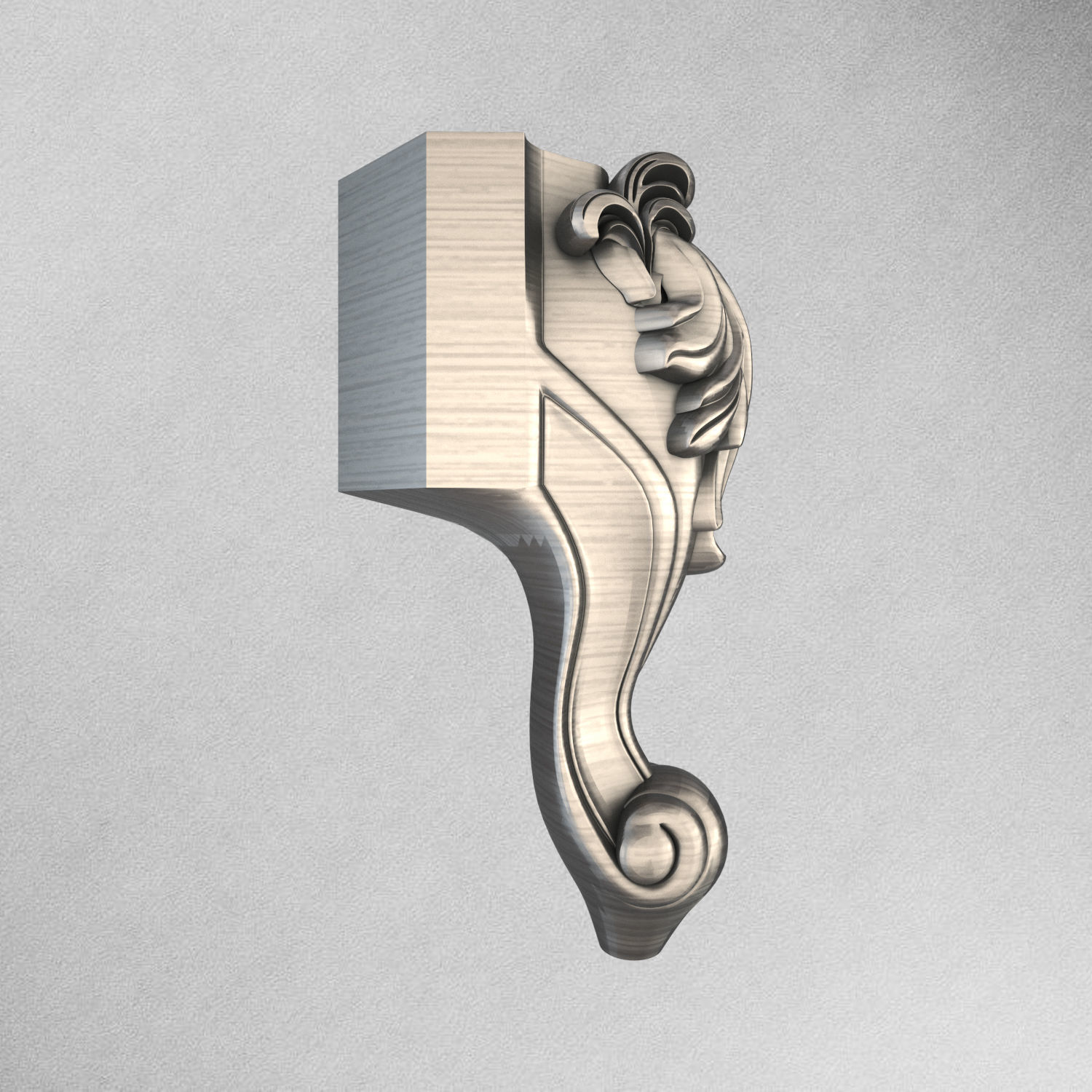 Furniture Leg L-007 3D print model_4